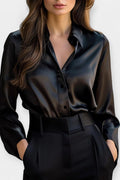 Ellen | Chemise en satin
