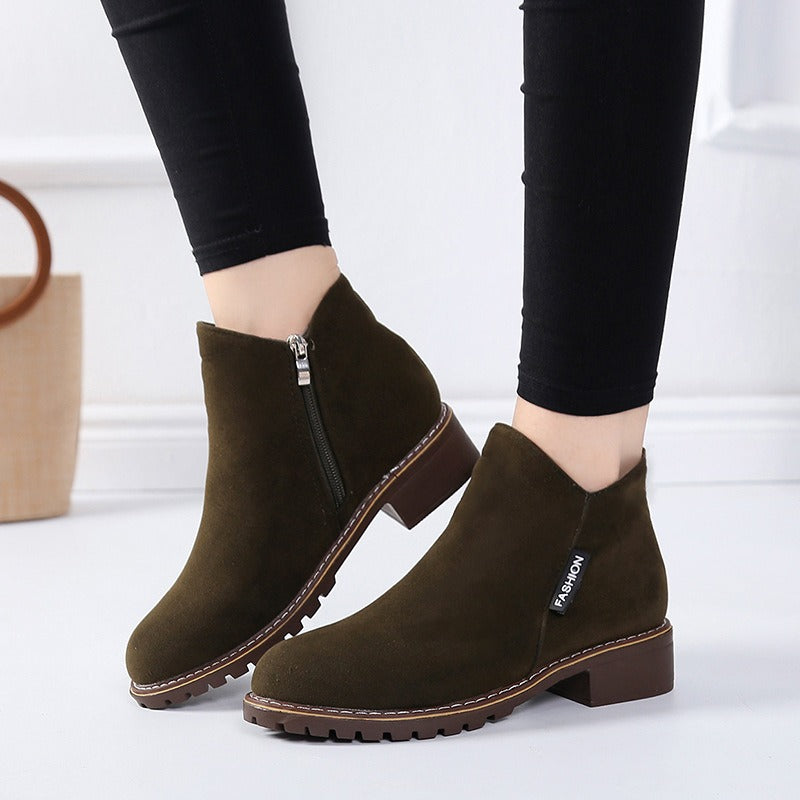 Emilia™ | Bottes d'hiver classiques à talon bas