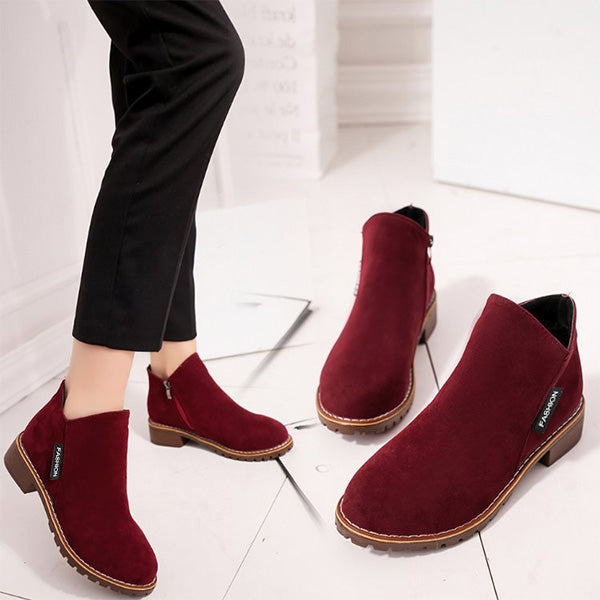 Emilia™ | Bottes d'hiver classiques à talon bas
