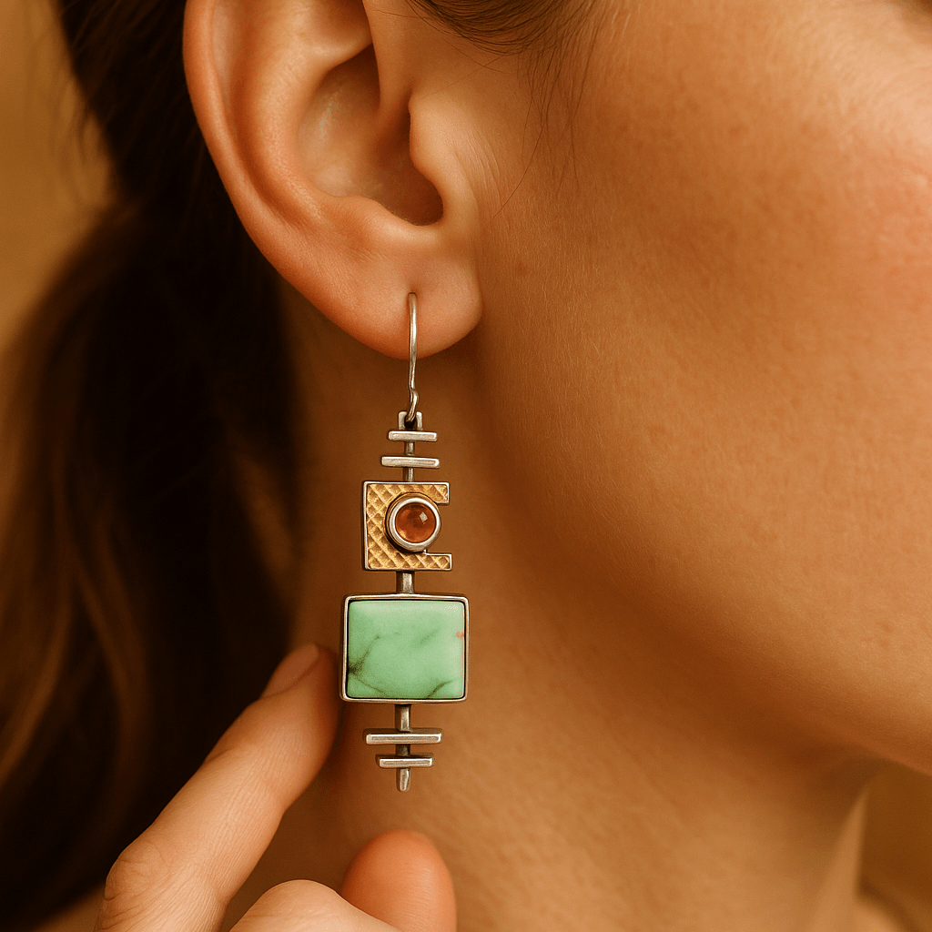 Emilie | Boucles d'Oreilles Goutte Ethniques