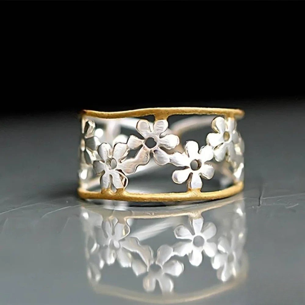 Emilie | Bague florale unique