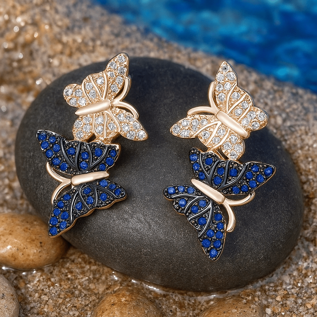Emma | Boucles d'oreilles papillon