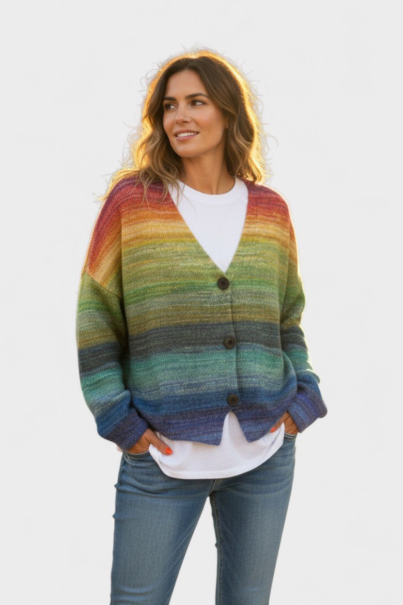Fran™ | Cardigan vif avec boutons