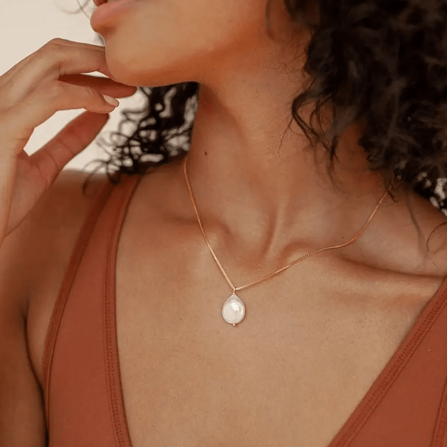 Freja | Collier avec Bord Doré