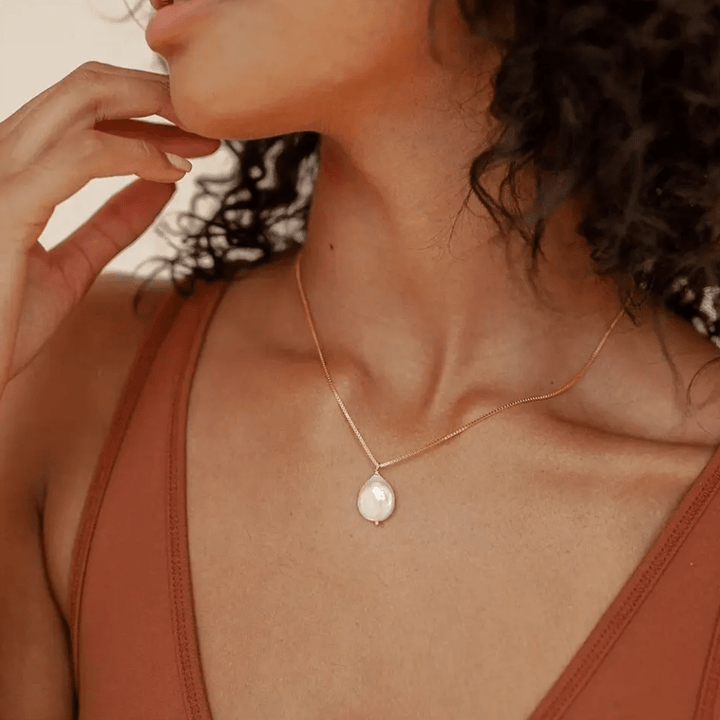 Freja | Collier avec Bord Doré