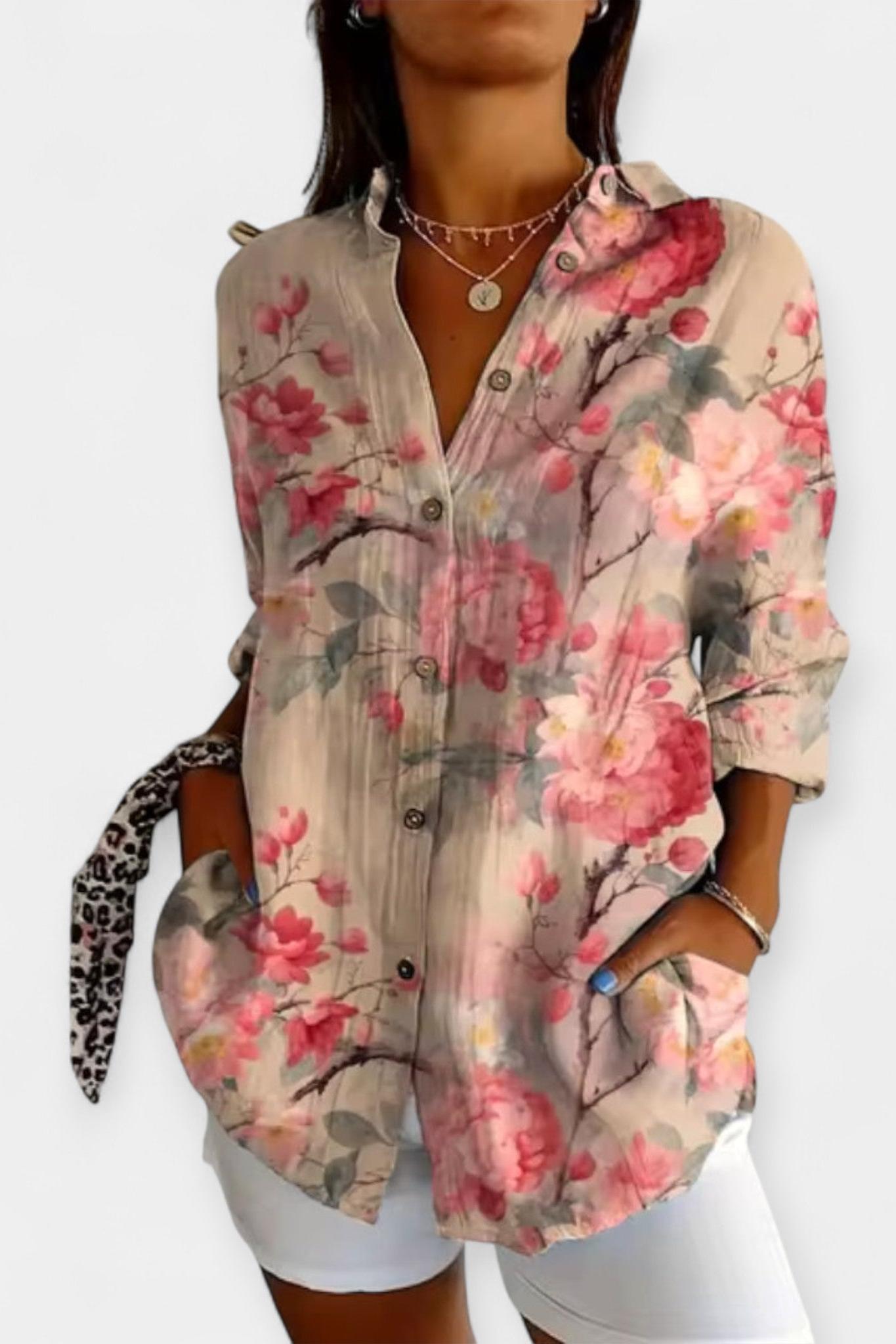Frida | Chemise à imprimé floral