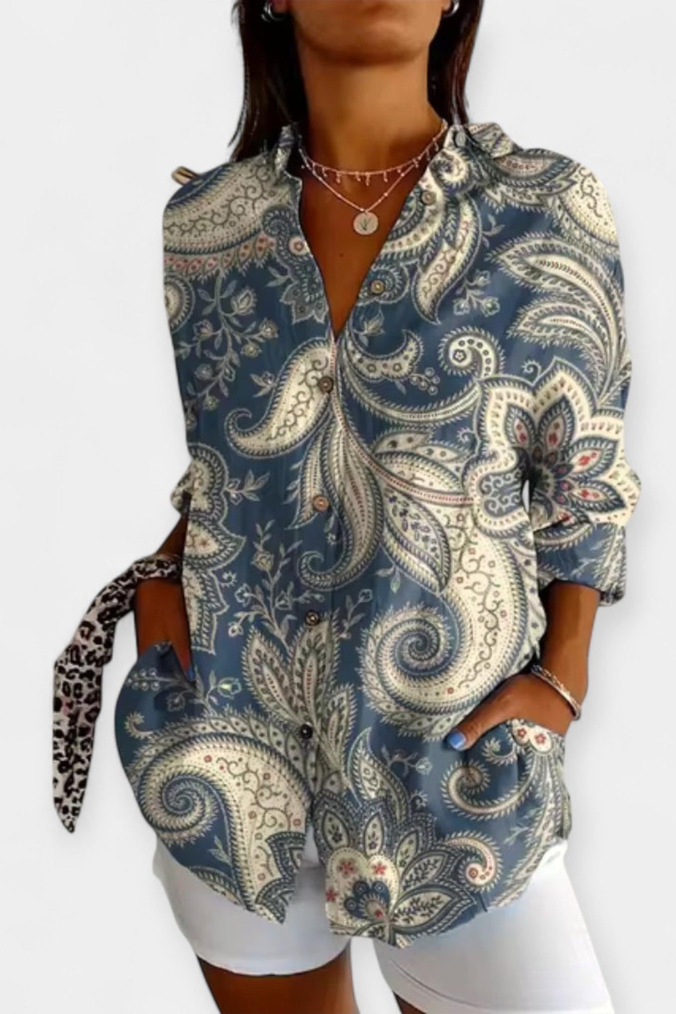 Frida | Chemise à imprimé floral