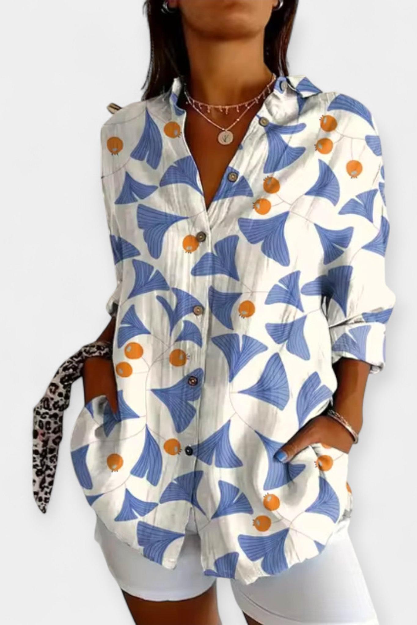 Frida | Chemise à imprimé floral