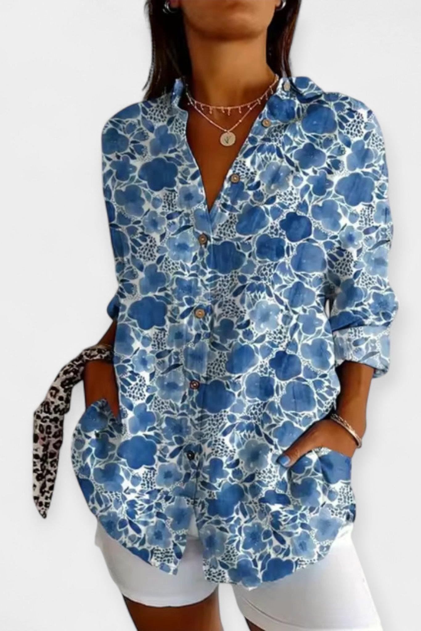 Frida | Chemise à imprimé floral