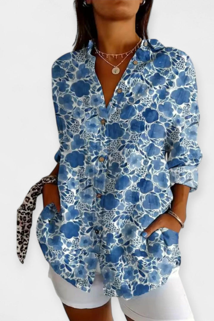 Frida | Chemise à imprimé floral