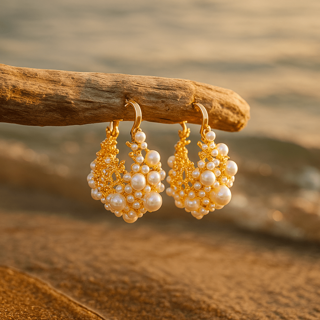 Gitte | Boucles d'oreilles Guldmorgen