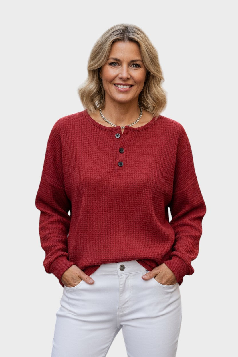Helle™ | Pull en Viscose à Rayures