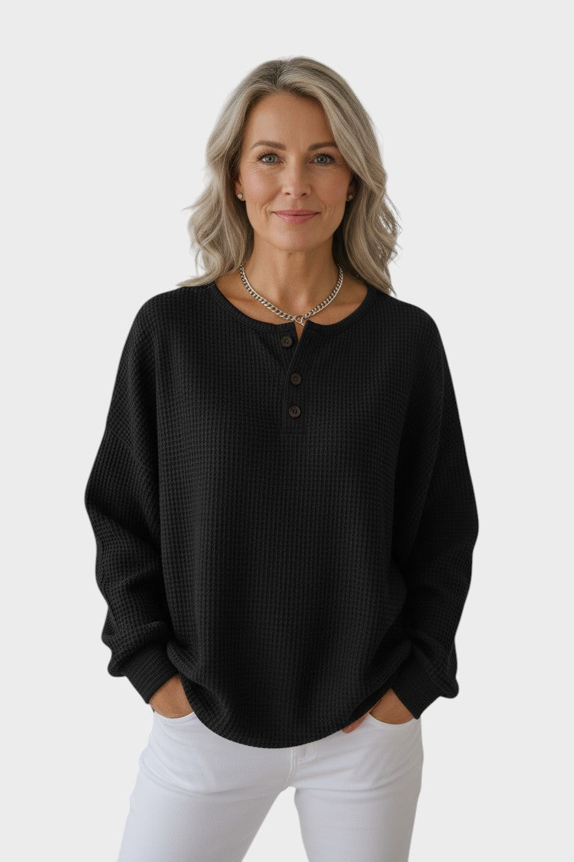 Helle™ | Pull en Maille Waffle