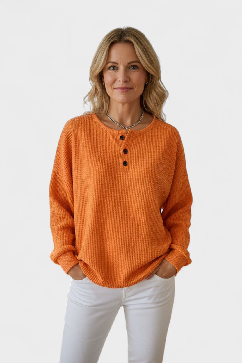 Helle™ | Pull en Maille Waffle