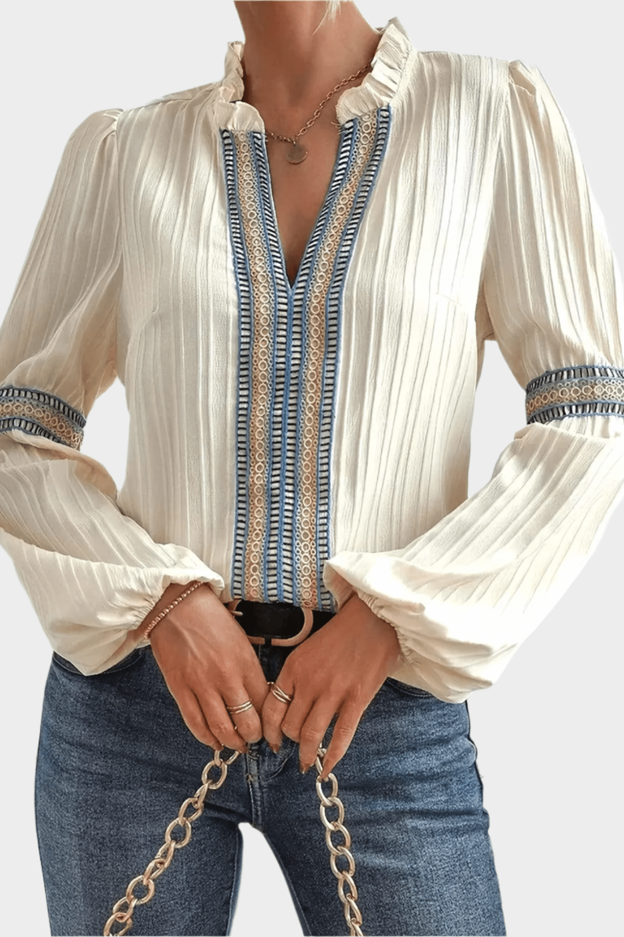 Henriette | Chemise en V