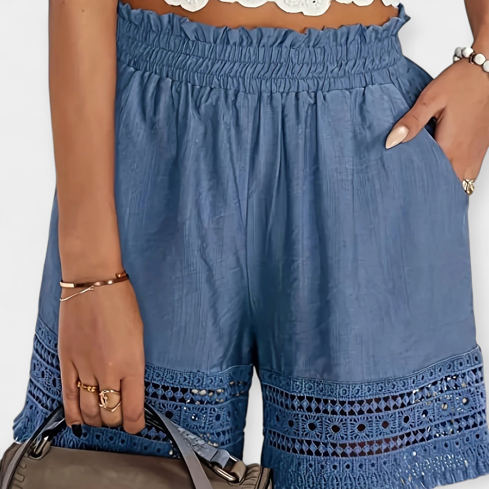 Ida | Pantalons Courts en Dentelle