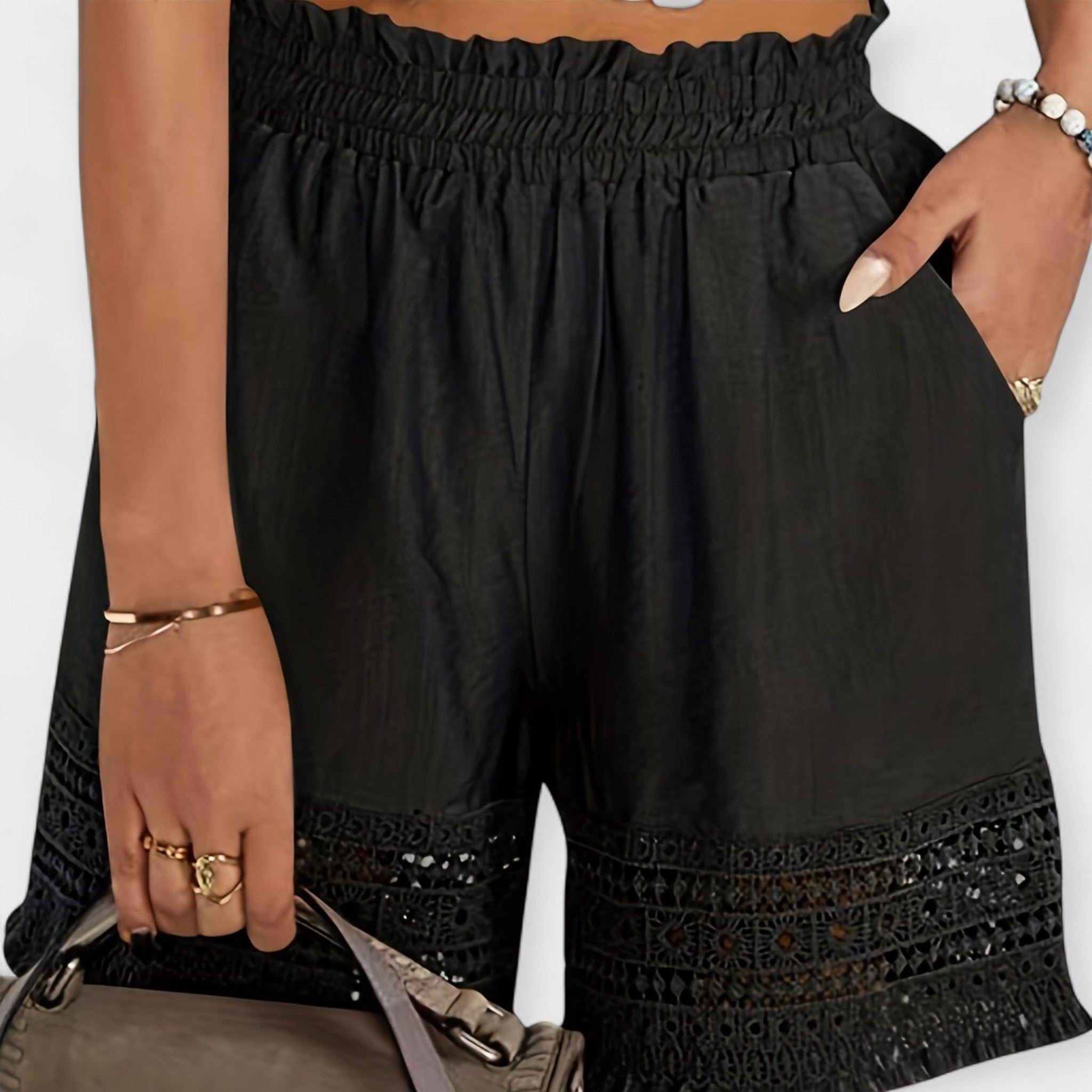 Ida | Pantalons Courts en Dentelle