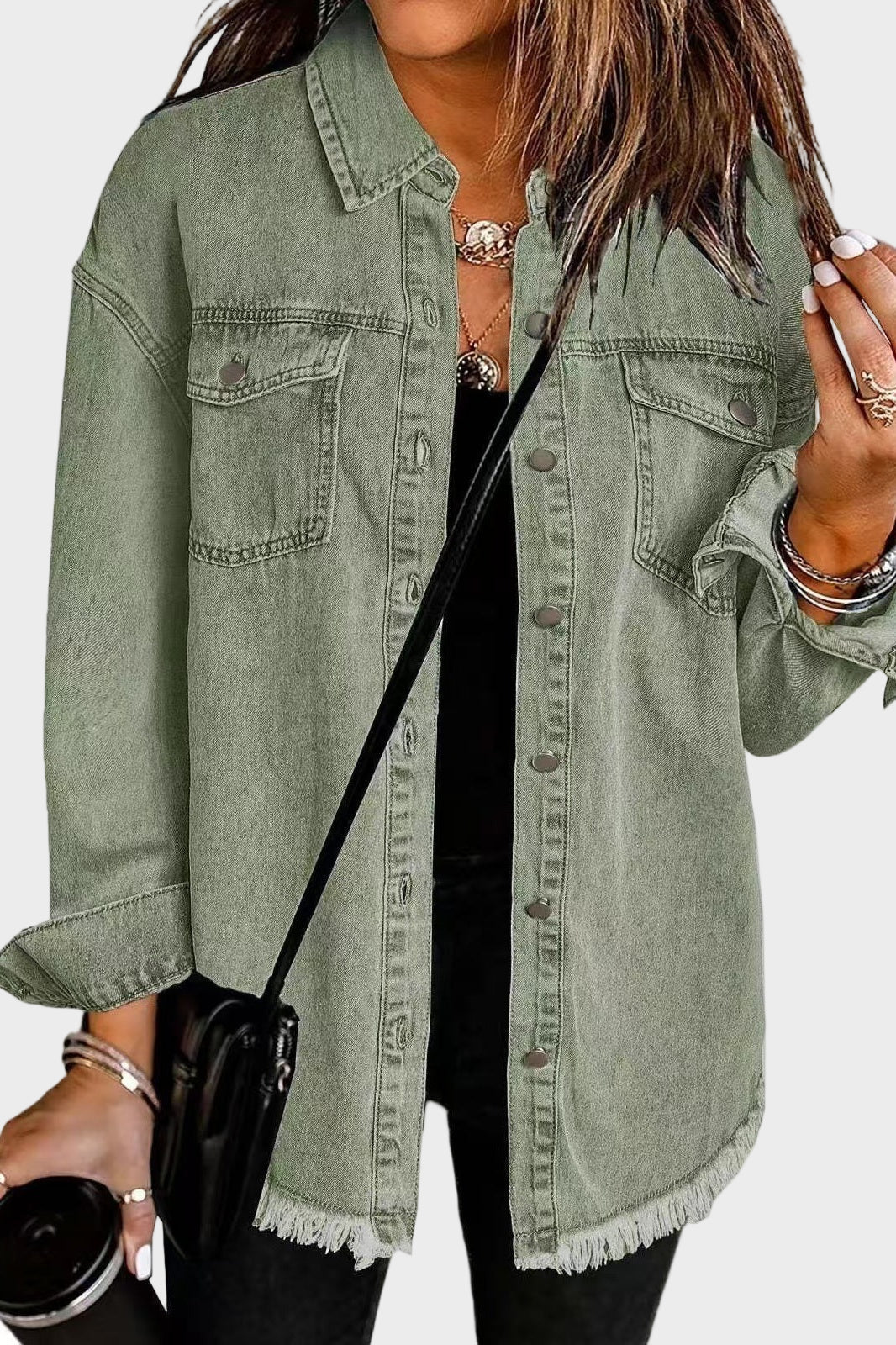 Ida | Veste en Jean Verte