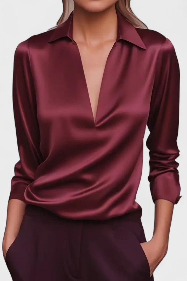 Ida | Chemise en satin