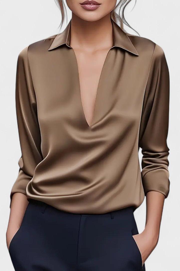 Ida | Chemise en satin