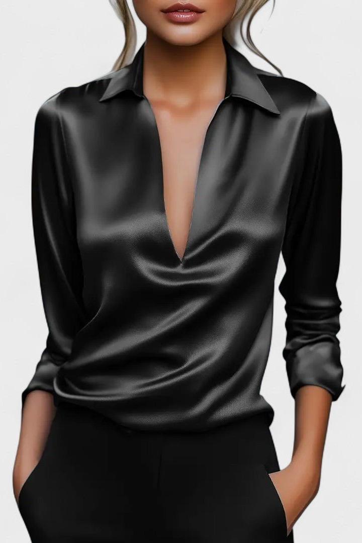 Ida | Chemise en satin
