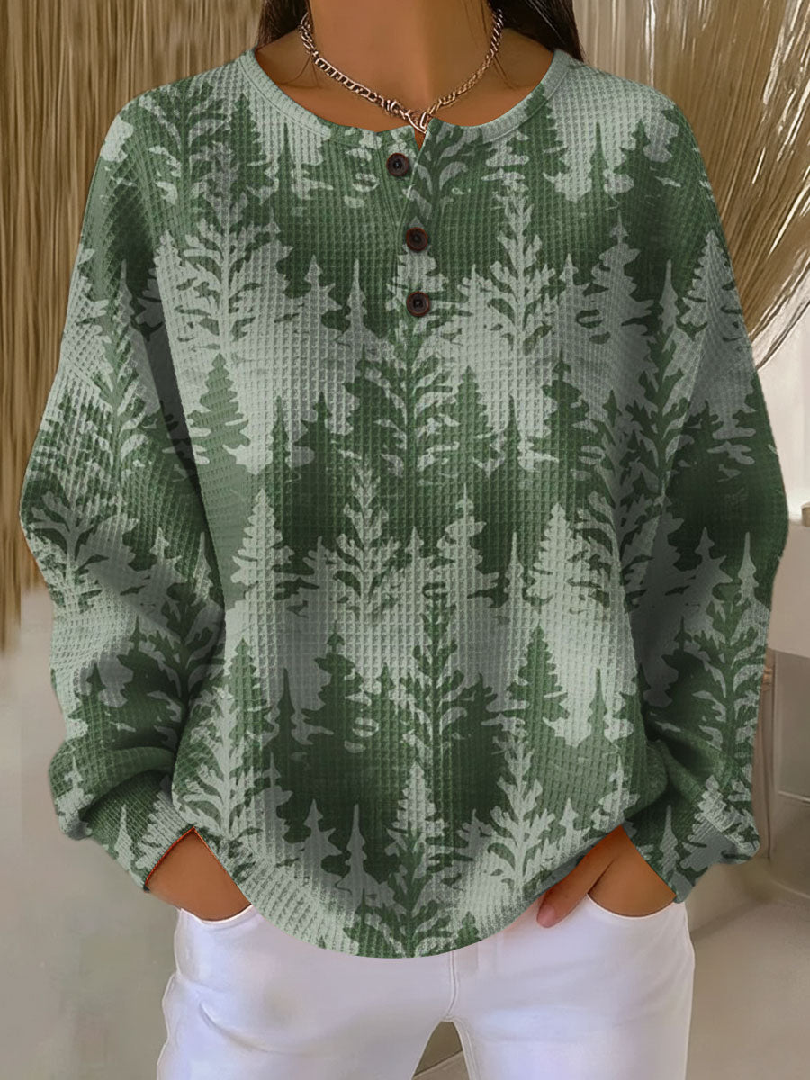 Inga™ - Pull en tricot avec motif classique en bois