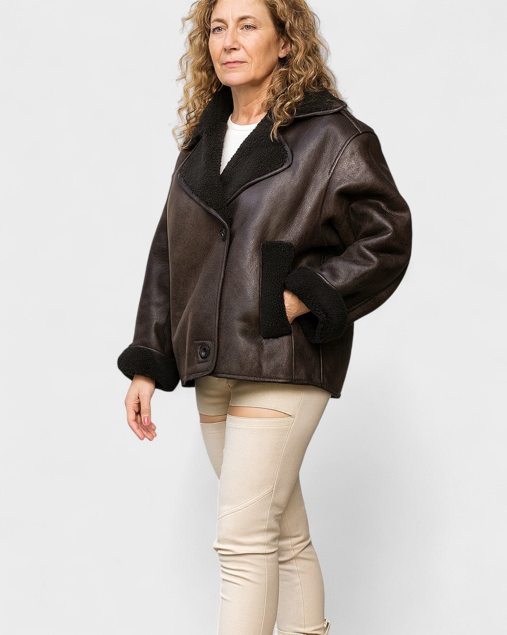 Isabelle | Veste en cuir