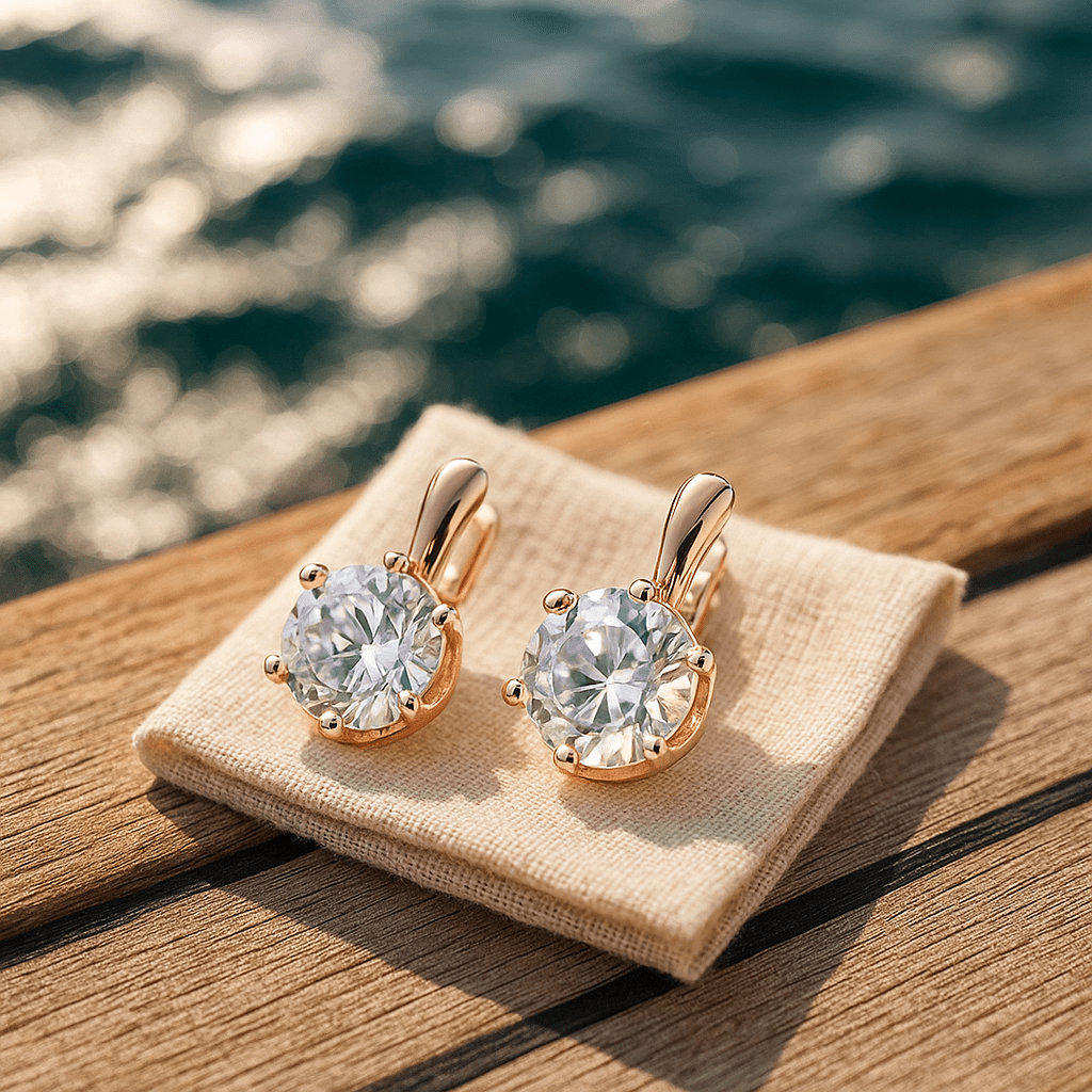 Julie | Boucles d'oreilles en Zircone