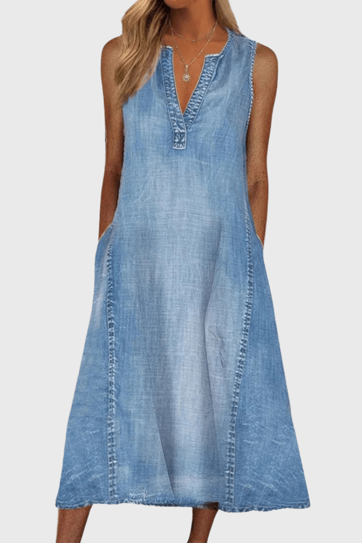 Karen | Robe en Denim