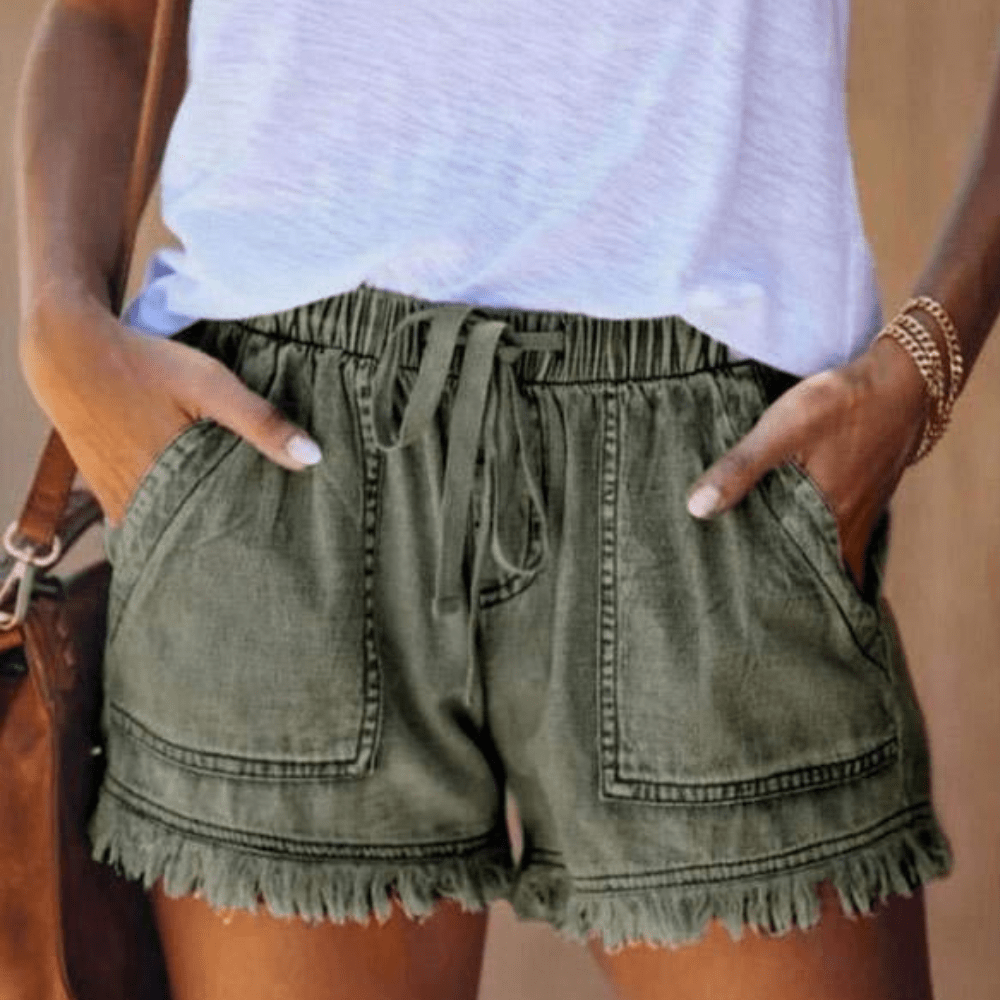 Karen | Shorts en Jean Taille Haute