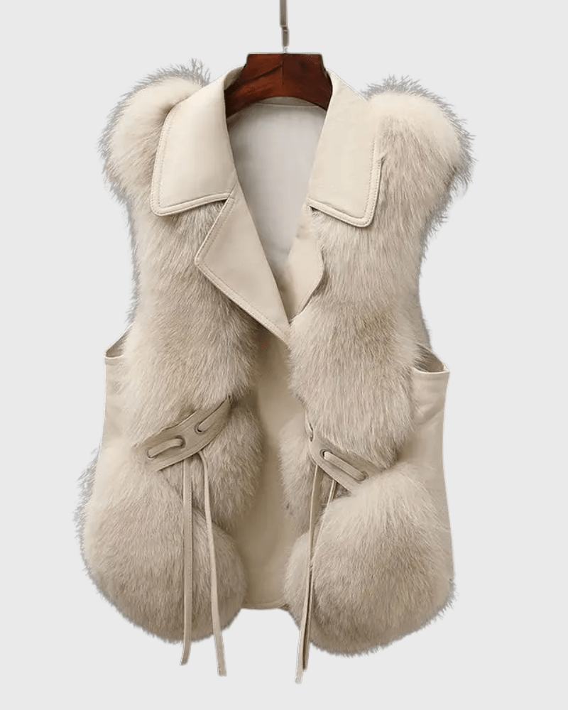 Katrine | Gilet élégant en cuir