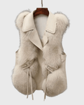 Katrine | Gilet élégant en cuir