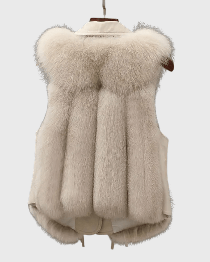 Katrine | Gilet élégant en cuir