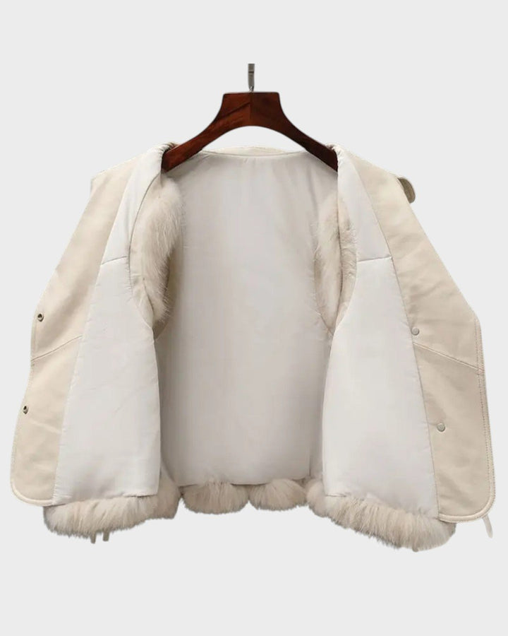 Katrine | Gilet élégant en cuir
