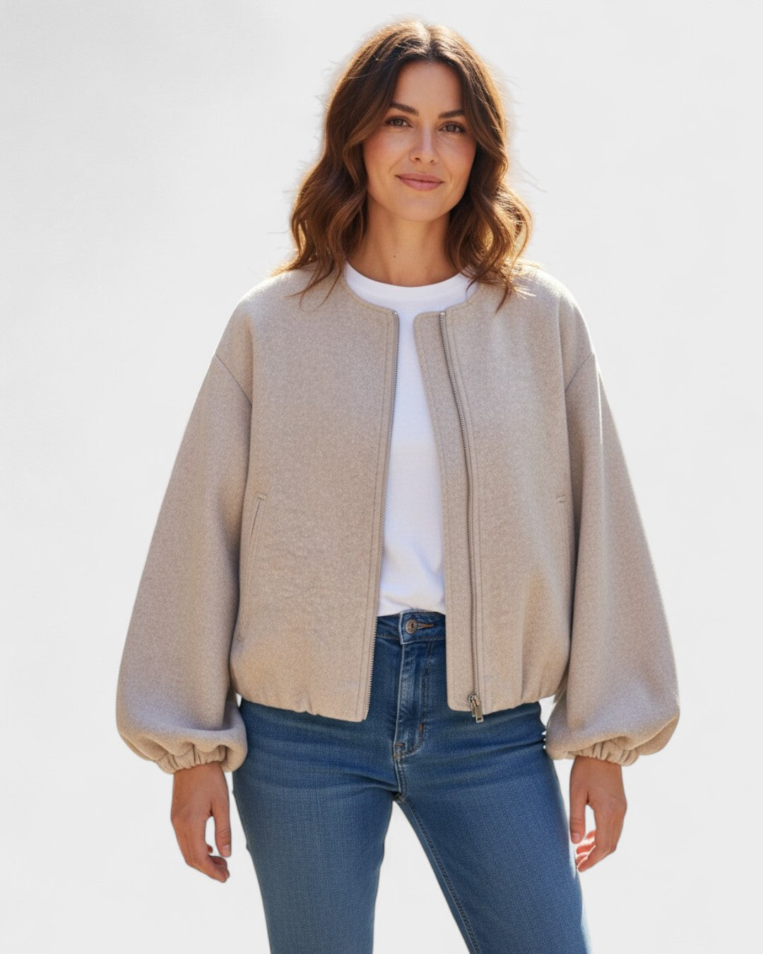 Katrine™ | Veste bomber courte