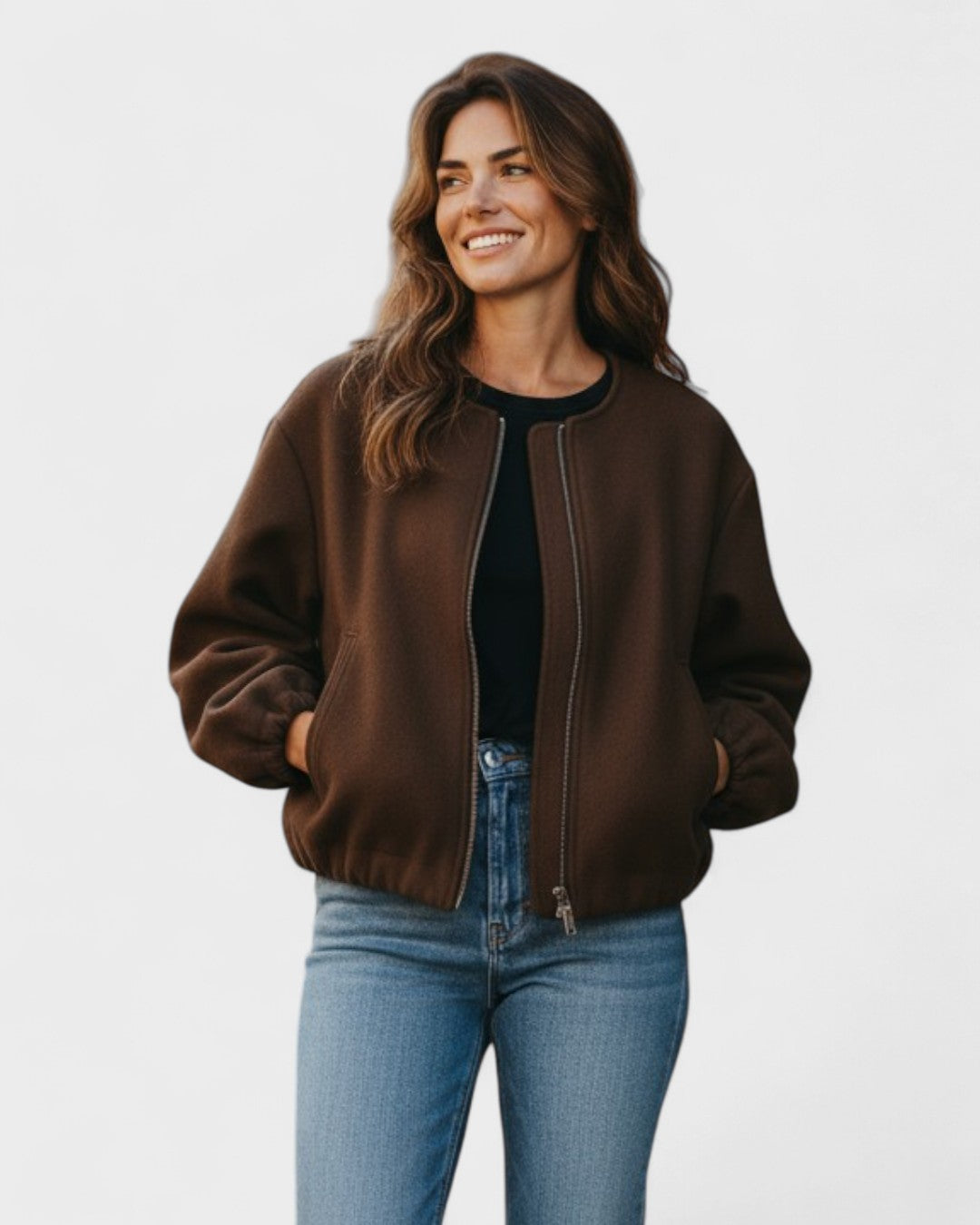 Katrine™ | Veste bomber courte