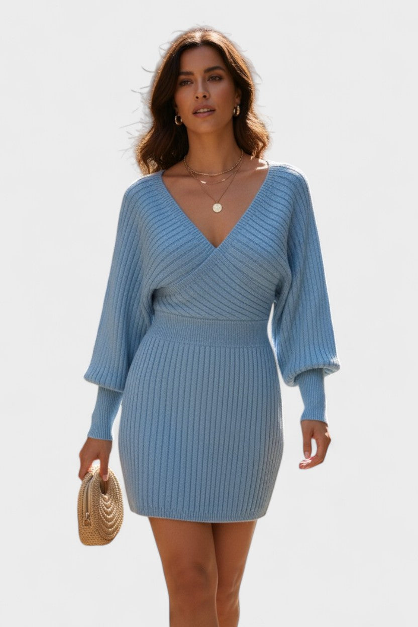 Klara™ | Robe portefeuille élégante avec décolleté en V