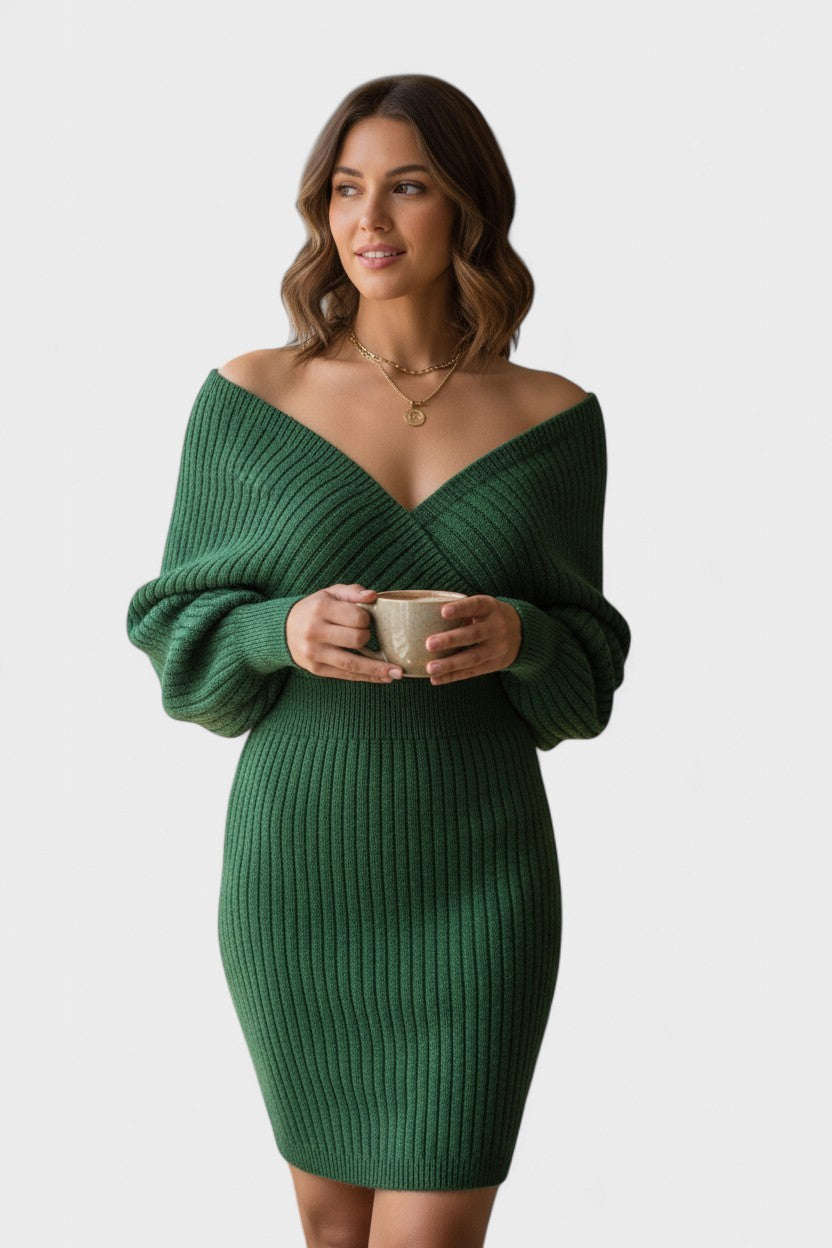 Klara™ | Robe portefeuille élégante avec décolleté en V