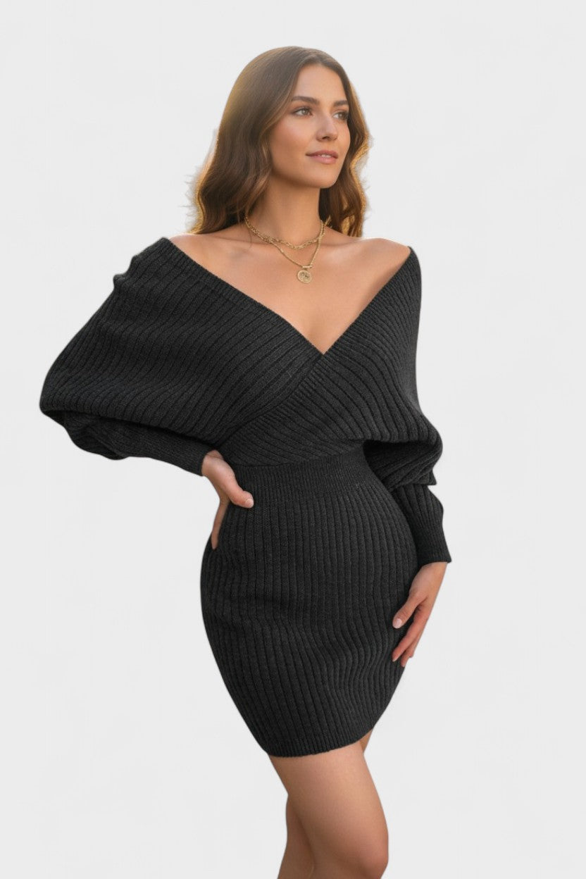 Klara™ | Robe portefeuille élégante avec décolleté en V