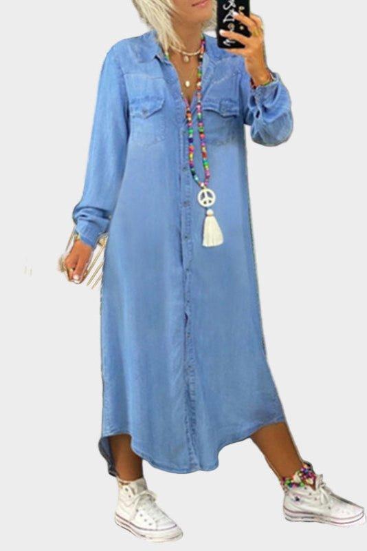 Laura | Robe en denim