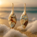Laura | Boucles d'oreilles en sable marin