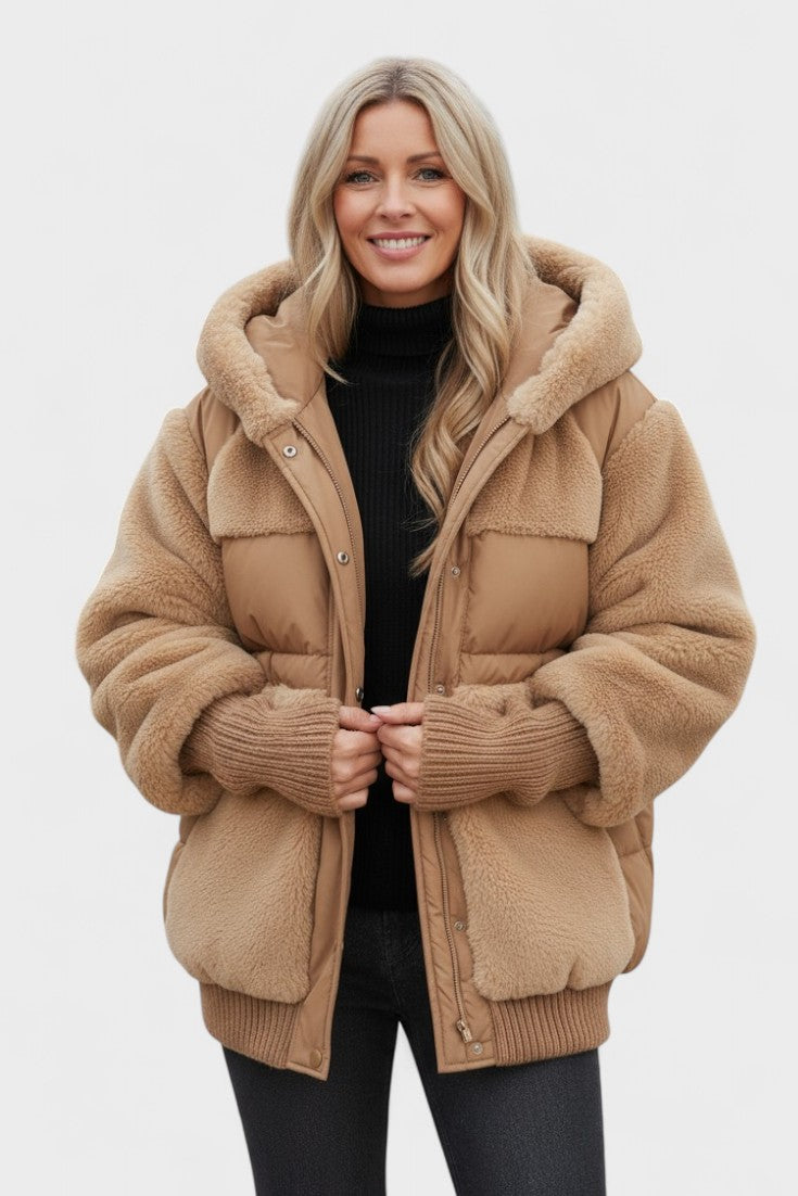 Lena™ | Veste en duvet de luxe avec capuche