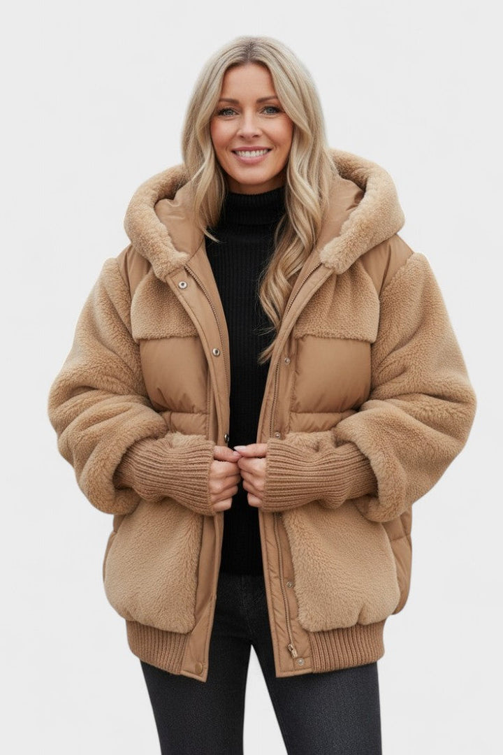 Lena™ | Veste en duvet de luxe avec capuche