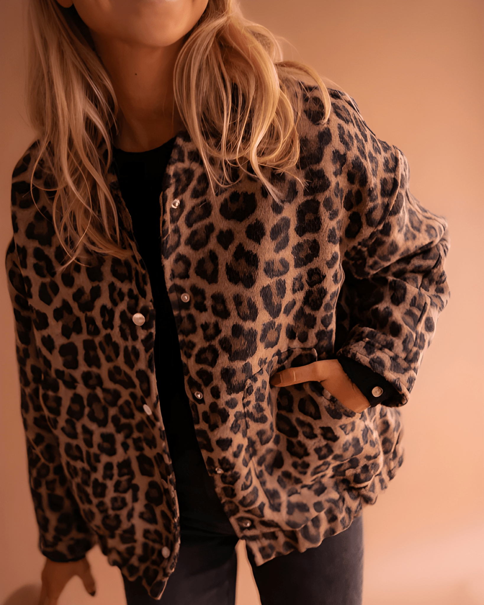 Leona | Veste Bomber Léopard