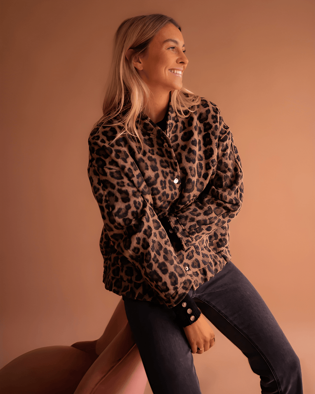 Leona | Veste Bomber Léopard