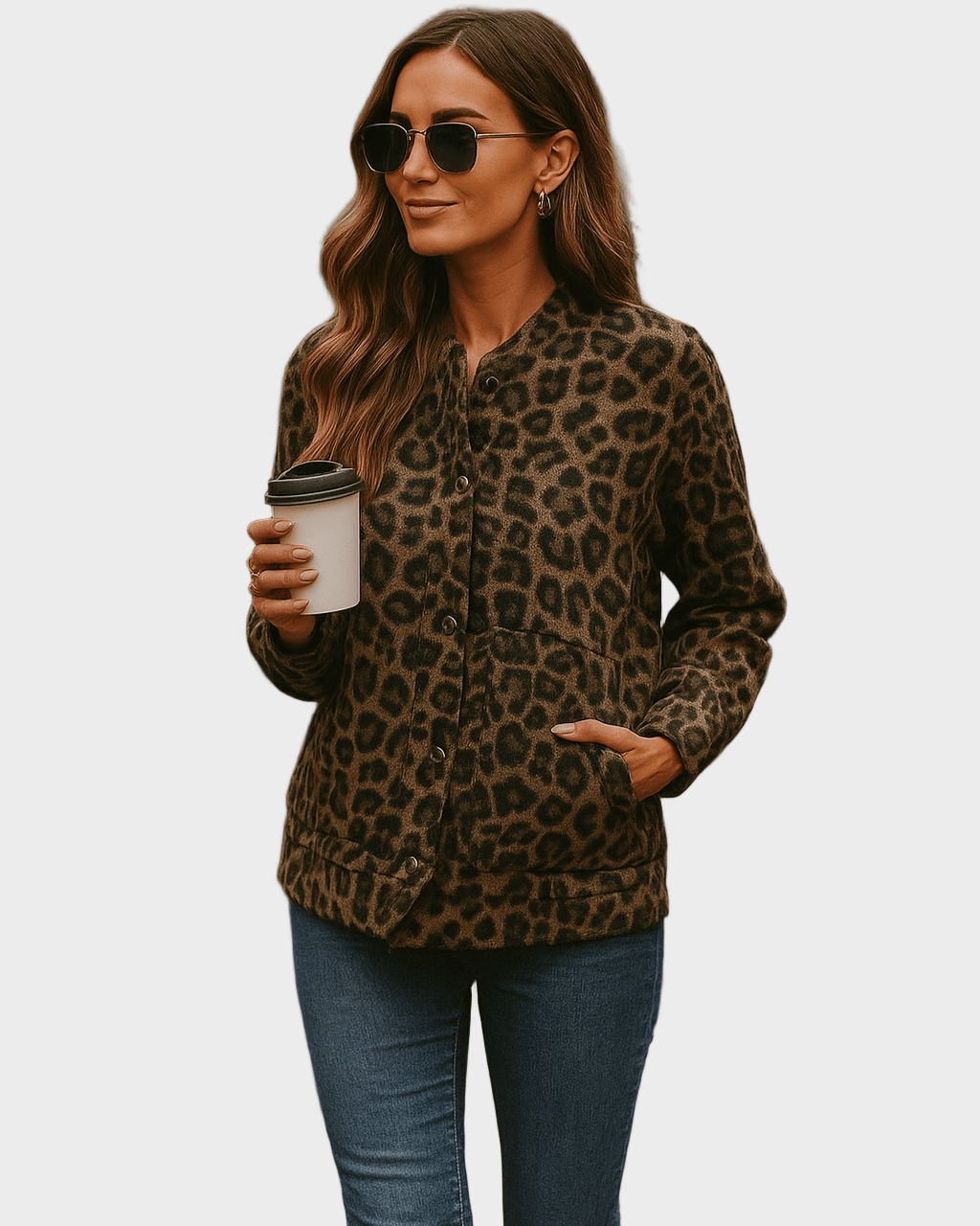 Leona | Veste Bomber Léopard
