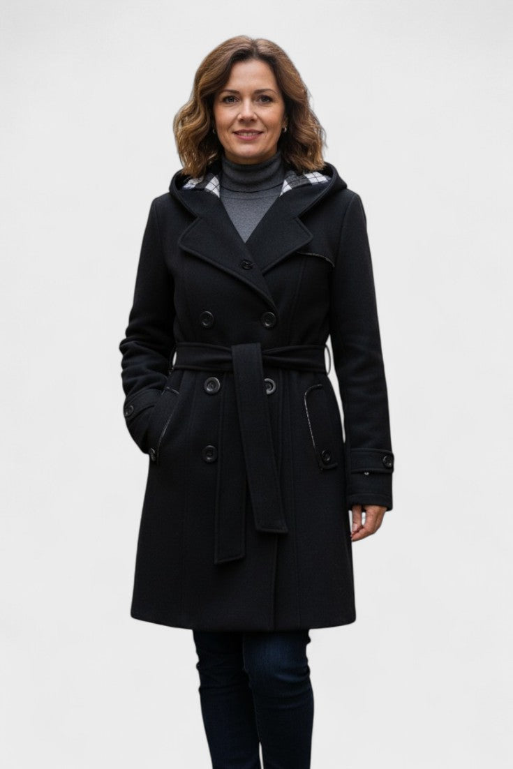Leona™ | Élégant manteau croisé