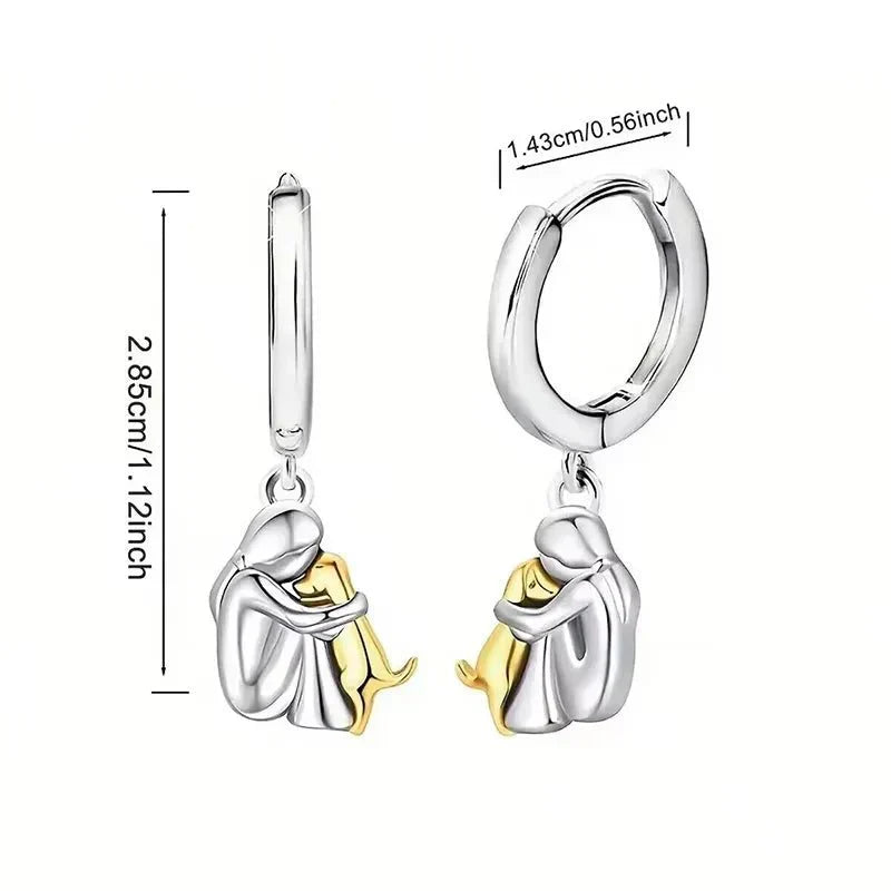 Louise | Boucles d'oreilles avec symbole de baiser