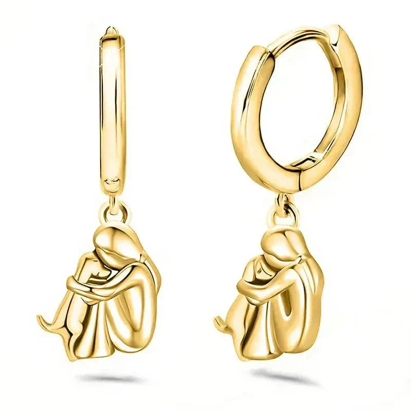 Louise | Boucles d'oreilles avec symbole de baiser