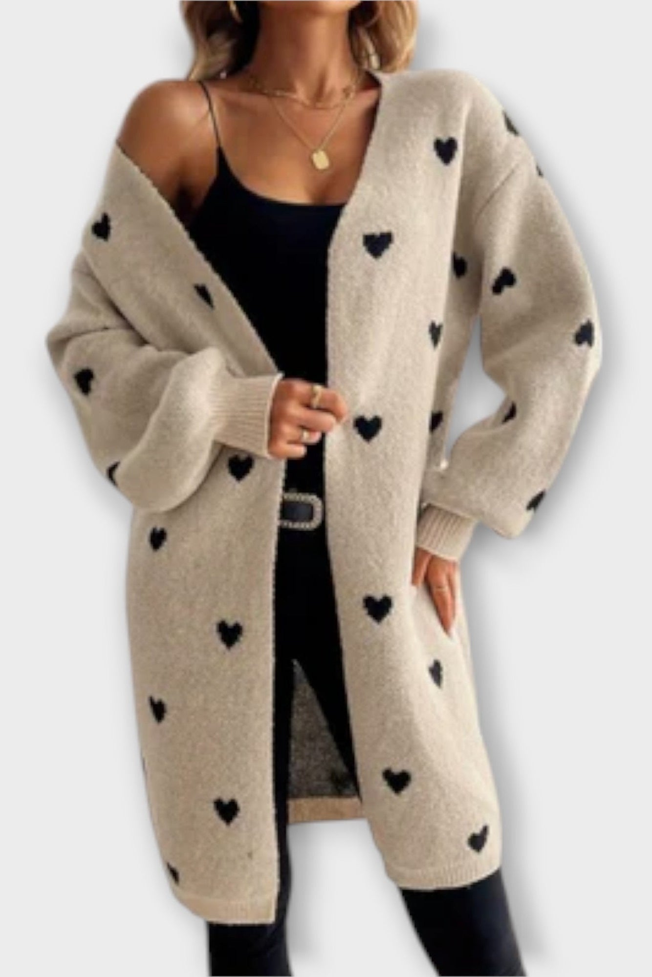 Majken | Cardigan en cœur